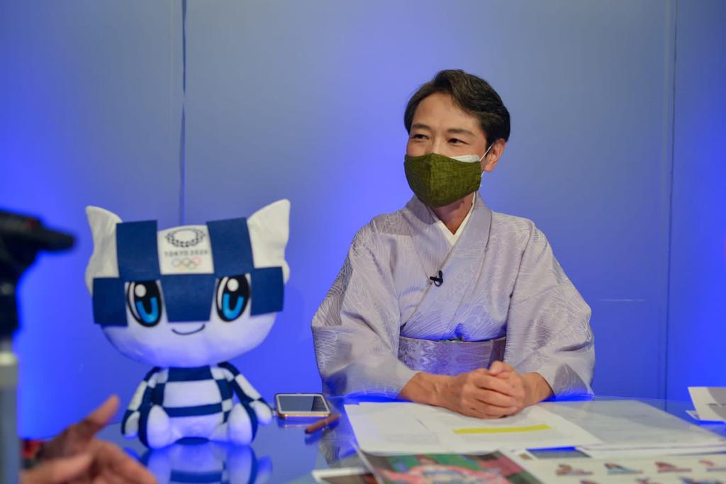 Miticpy's tweet photo. La embajadora del Japón en Paraguay, Yoshie Nakatani Otsuka, visita hoy los estudios de @ParaguayTVHD para hablar sobre las relaciones bilaterales entre ambos países y los Juegos Olímpicos Tokyo 2020+1.
▪️ #TribunaPy | 20:00 horas por @ParaguayTVHD https://t.co/nz9cAg3Raz