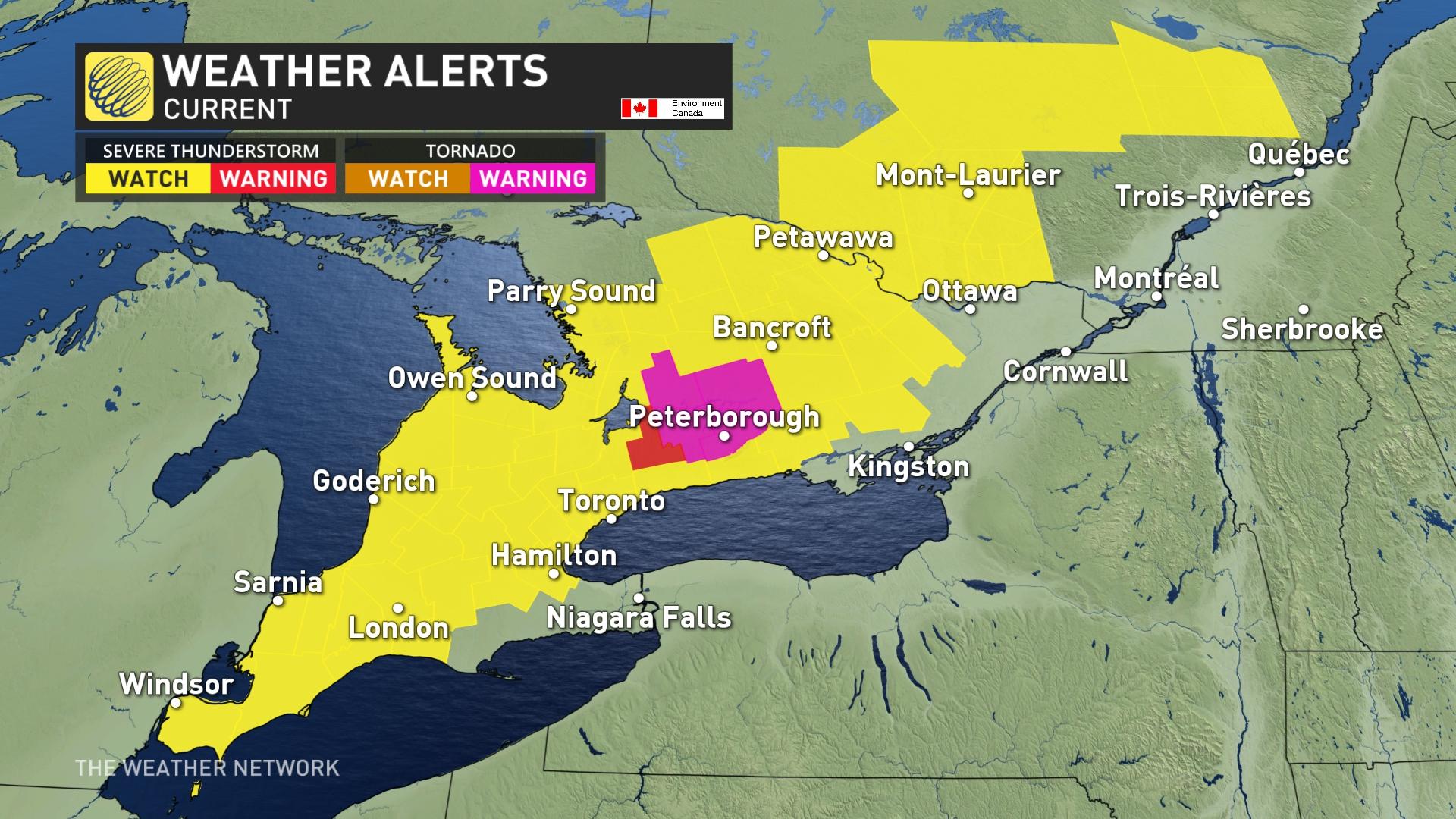 The Weather Network on Twitter "A Severe Thunderstorm WATCH has