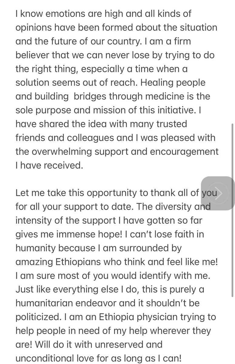 ateame's tweet photo. I would like to challenge our healthcare professionals with the following mission. Let’s set example by building bridges between polarized communities. @lia_tadesse @FMoHealth @DrSenait @DrTsion @FlawlessinET @FitsumberhanG @alulamd @Zemedeneh @dssiraj @selamina_a @HenokPrecise https://t.co/Fh85BEspsF