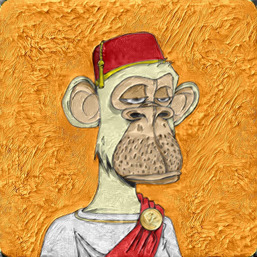 ImpastoBAYC's tweet photo. Impasto Bored Ape #033 has been painted! 🐵

https://t.co/FRhz1ewrwR

#BoredApeYachtClub #BoredApe #BAYC #NFTCommunity #ImpastoApes #NFTartists #NFT https://t.co/YCVNJwBL2k