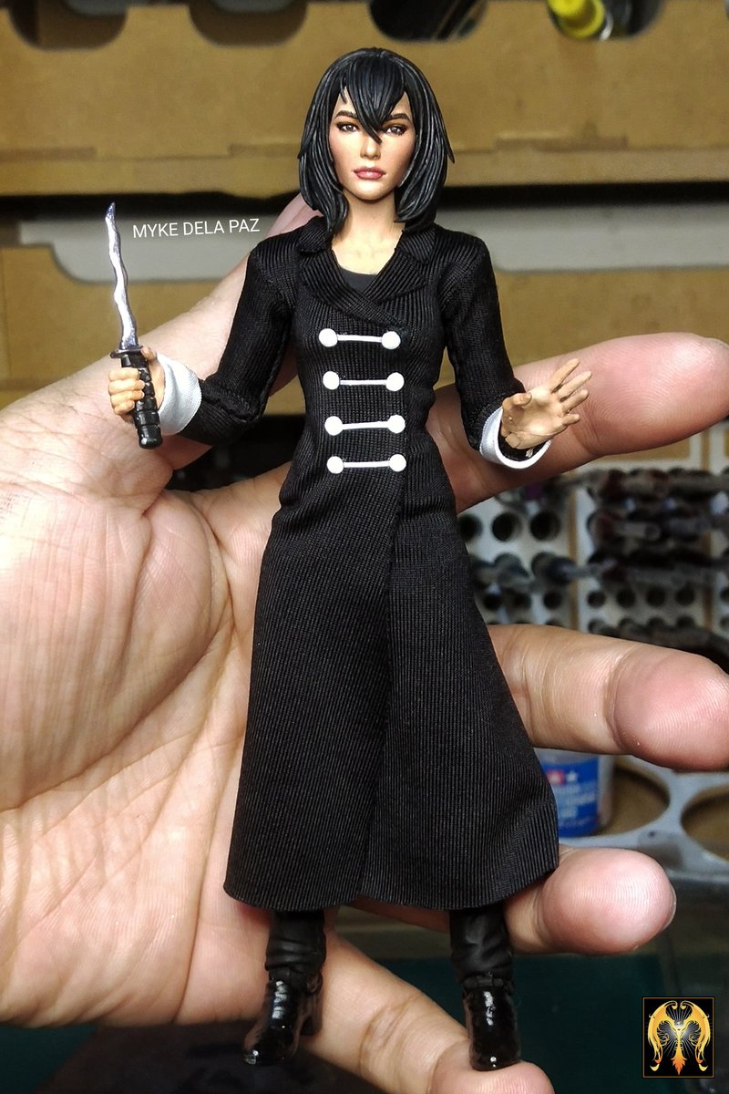 mykoolit's tweet photo. Finally finished my custom 1:12 #AlexandraTrese action figure. I based the look from the @netflix animated series but I tried to make her face look like @lizasoberano (Alex's Filipino VA). #TreseOnNetflix #TreseFanart #TreseNetflix #LizaSoberano @Budjette @jayoliva1 https://t.co/cRNwz29l63