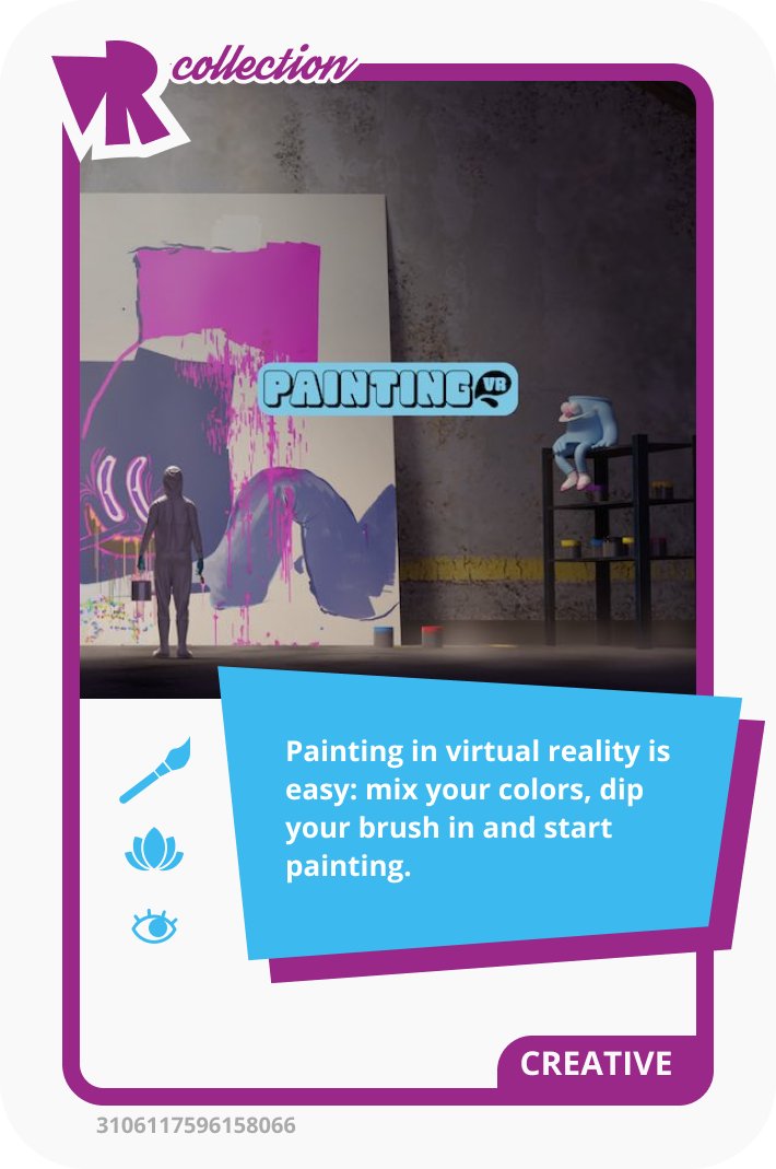 Today 3 new apps join the collection: @Arcaxer1 , <a href="/OmegaBladeVR/">Omega Blade VR</a>  and <a href="/Oisoistudio/">Oisoi Studio</a>'s Painting VR

Get them in a surprise bundle at vrcollection.club