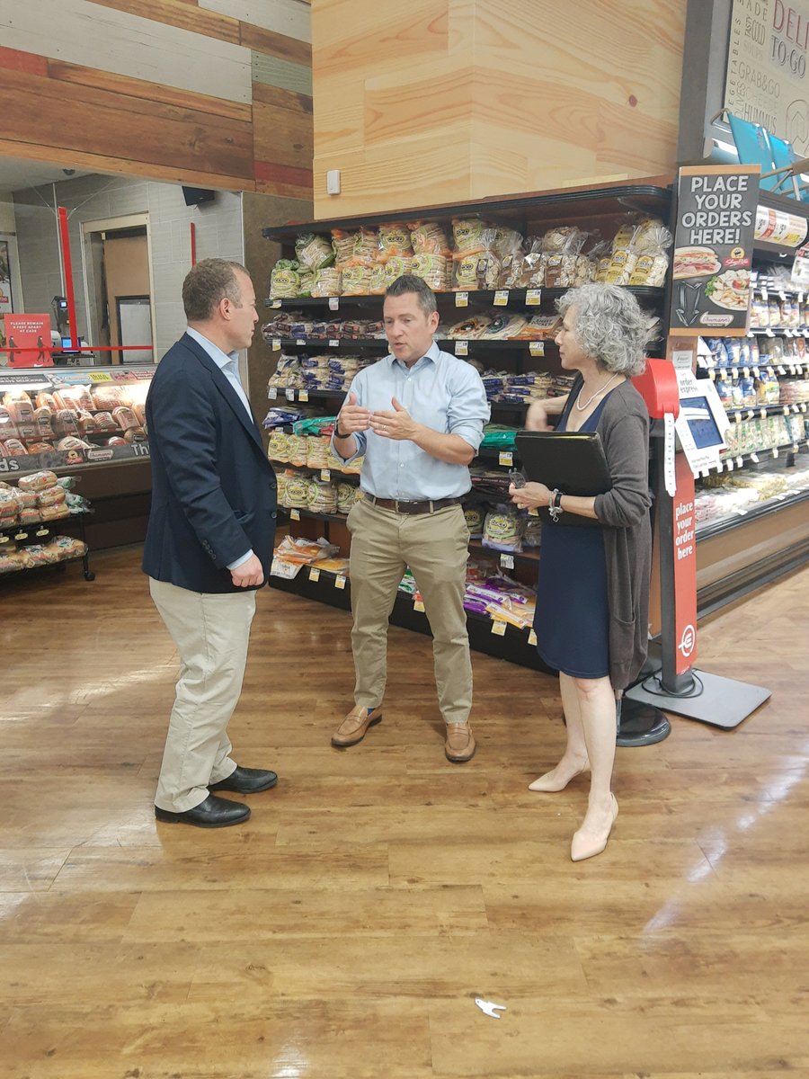 NGA_GR's tweet photo. Thank you @RepJoshG for visiting ShopRite of Paramus yesterday to see firsthand how Main Street Grocers operate. Independent grocers are at the heart of communities across the US and store tours are a great way to connect with your Member of Congress. https://t.co/KpK81S3Hsx
