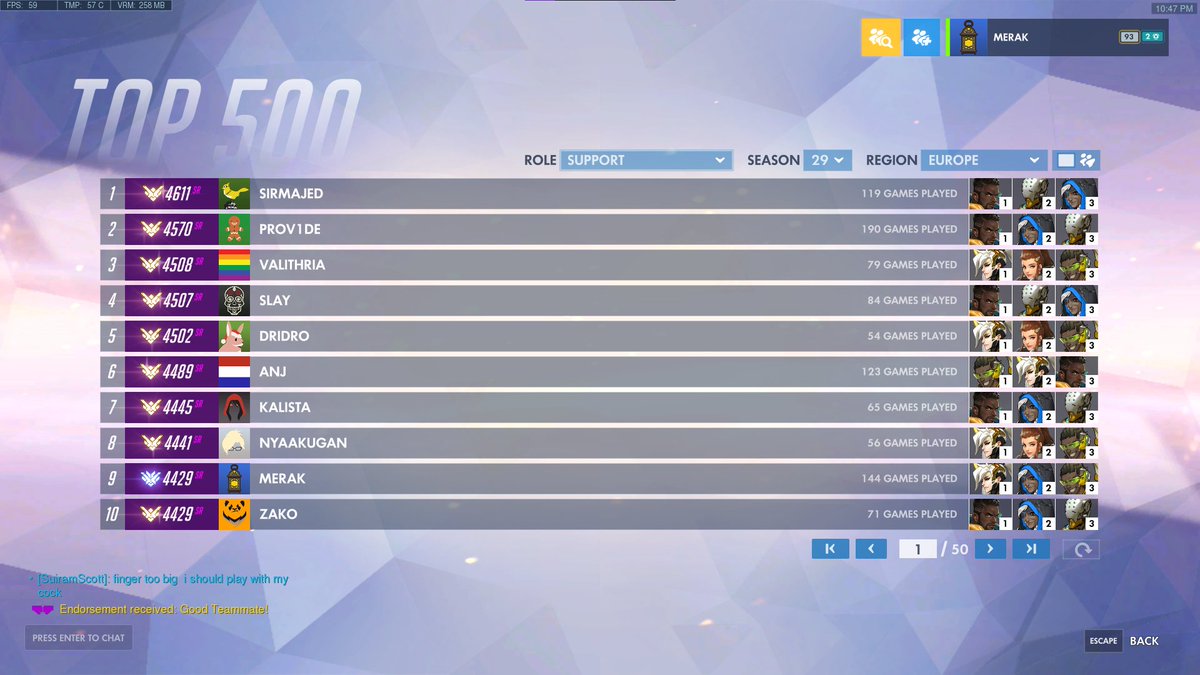 Merak_OW's tweet image. Bad but top10 EU