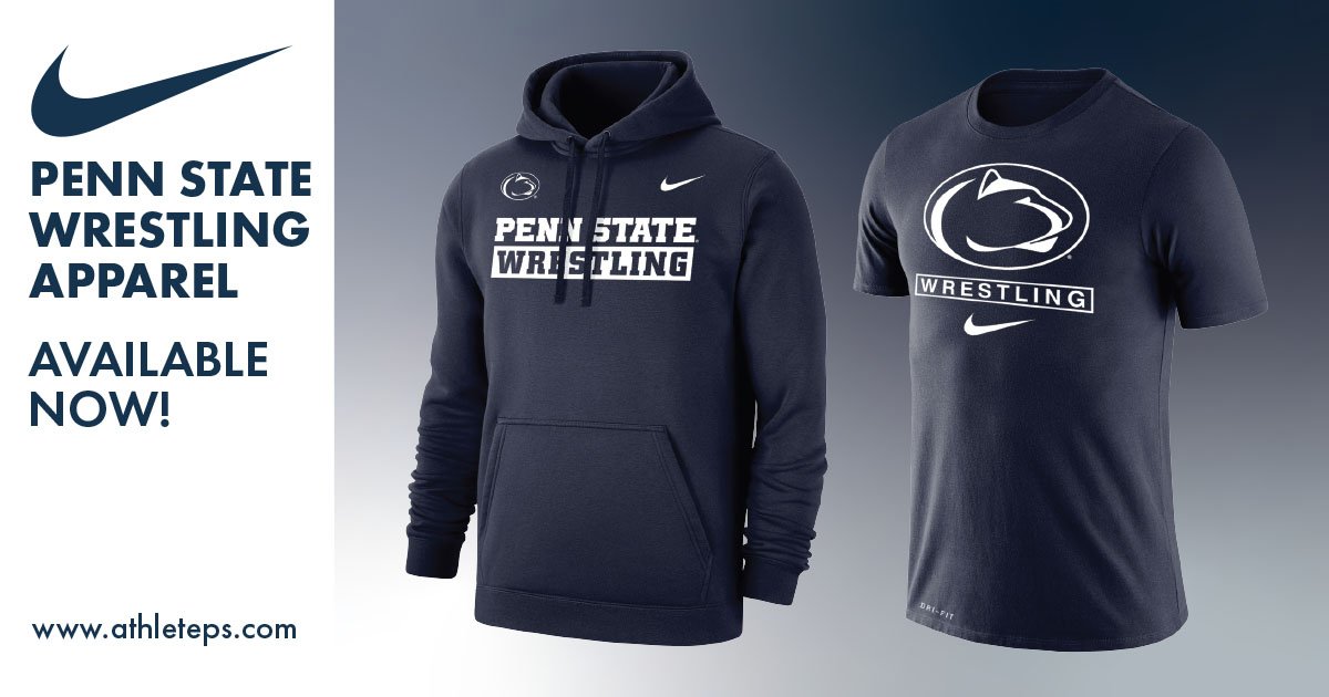 PENN STATE GEAR FROM NIKE WRESTLING IS HERE!  @athleteps athleteps.com/search.php?sea… #nike #nikewrestling #nittanylions #woohoo