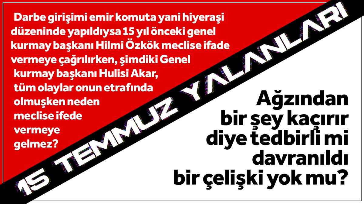 RanaGnl1's tweet photo. Tiyatrodaki rolünü oynayamaz da açık kalan kısımlar olur diye mi Hulusi Akar'a  ifade verdirmediniz
#15temmuztiyatrosu https://t.co/iXcEw6xA1j