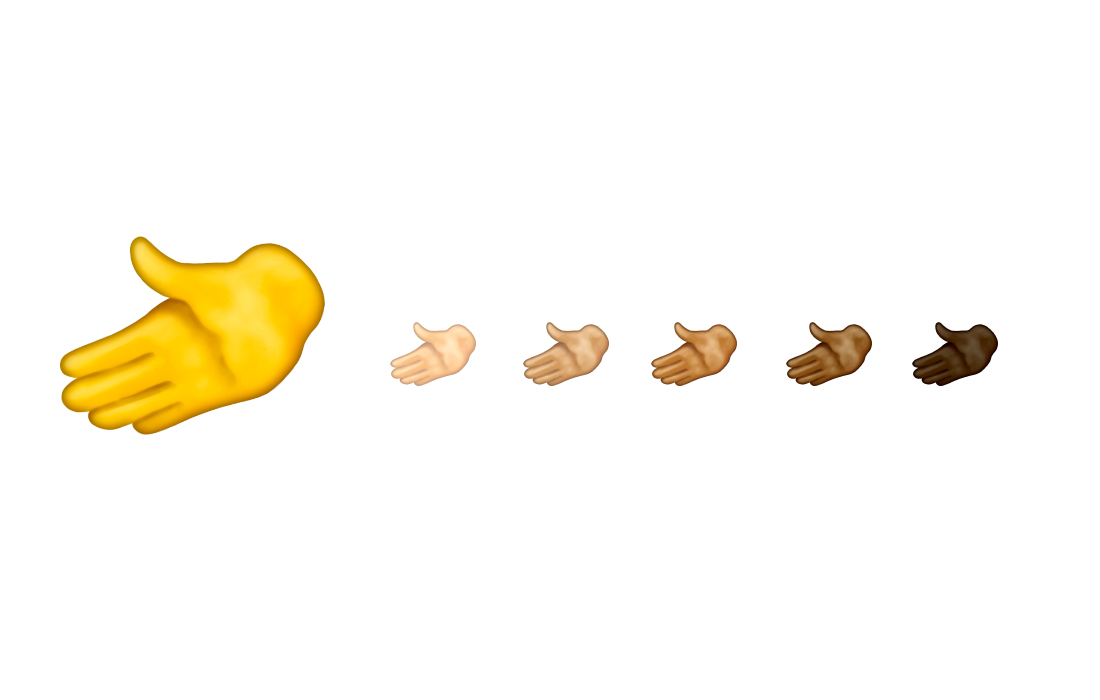 Emojipedia on X: Draft Emoji: Rightwards Hand #WorldEmojiDay