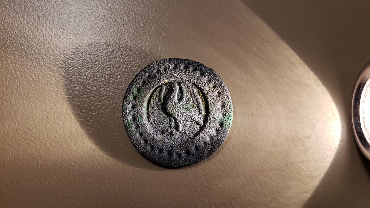 admonishmd's tweet image. Dandy button from today. 😲 #justdetect #detectornetwork