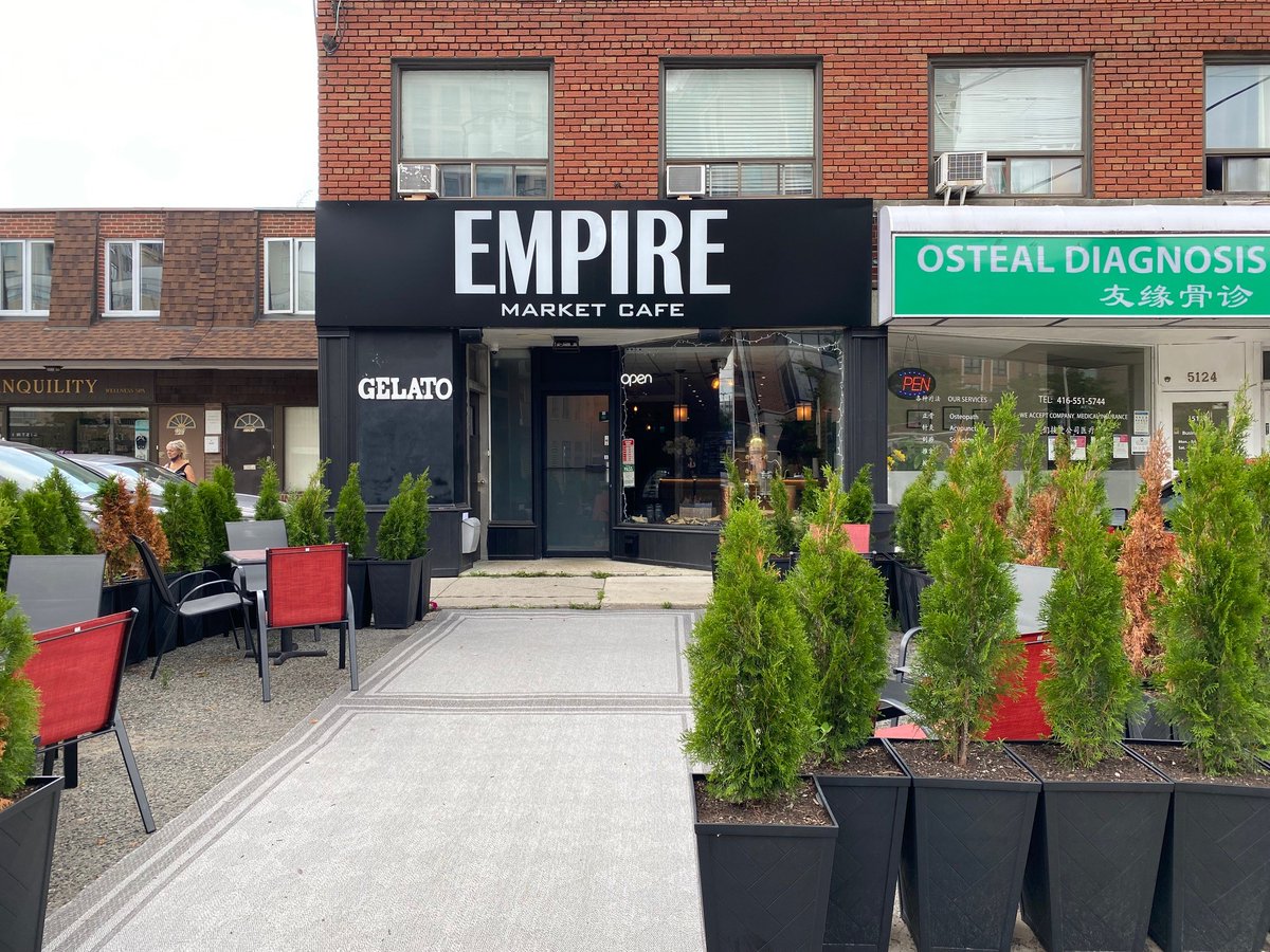 bitcoin4uCA's tweet photo. Come top up your crypto at Empire Market Cafe, 5126 Dundas Street West in the heart of Islington Village. @Empiremarketcafe @General Bytes  @Coinatmradar #Bitcoin #BitcoinATM https://t.co/yjw3SHL8jj
