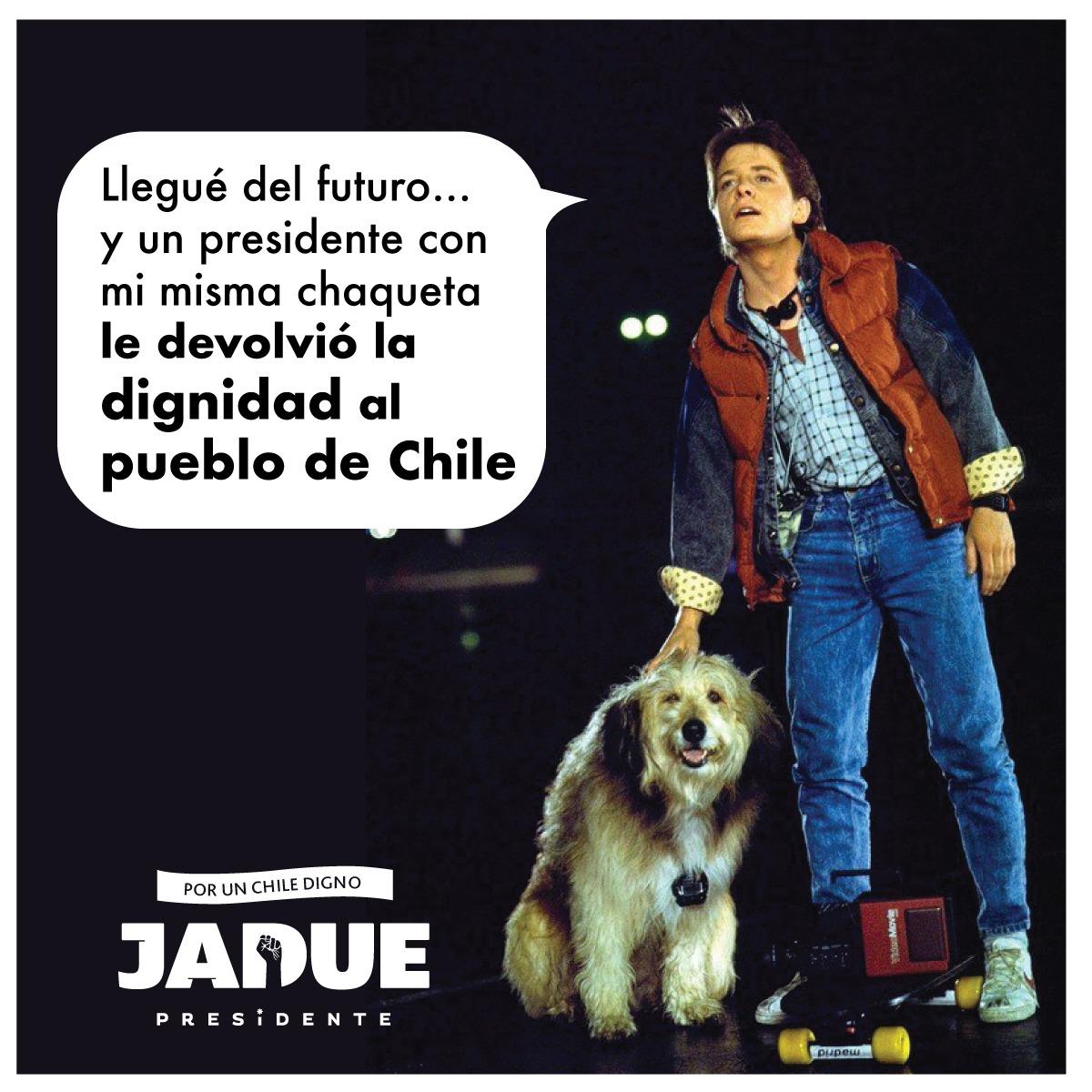 ¡El futuro es nuestro!

(Confía en los héroes de las parkas sin mangas 😉)

#ConJadueVenceremos