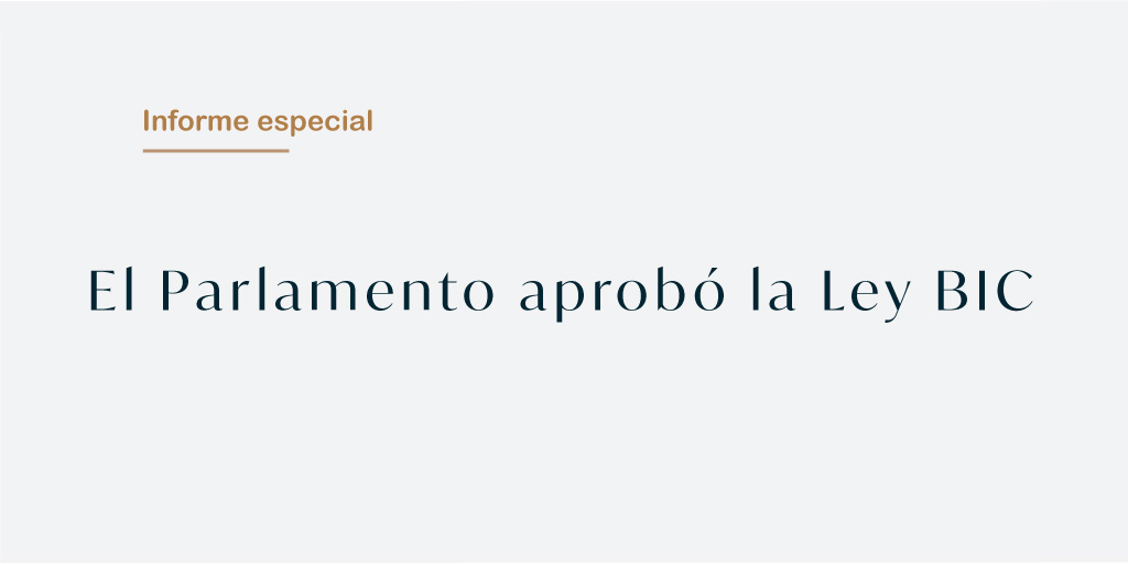 📢 ¡Se aprobó la #LeyBIC!

Conocé de qué trata la Ley de Sociedades de Beneficio e Interés Colectivo: sus características, sus beneficios y su aplicación. 

Más información en el siguiente informe ➡ lnkd.in/dsZyCEP

#GuyeryRegules
#SistemaB #TripleImpacto ♻️