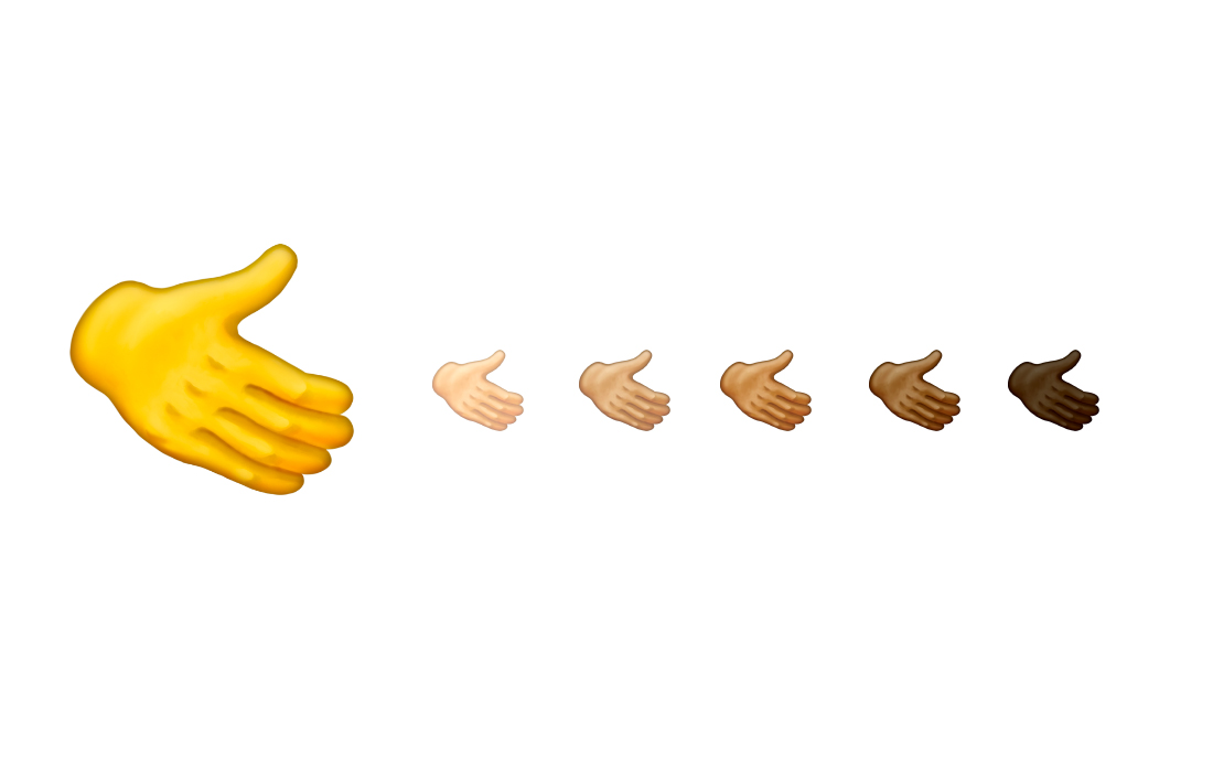 Emojipedia on X: Draft Emoji: Rightwards Hand #WorldEmojiDay