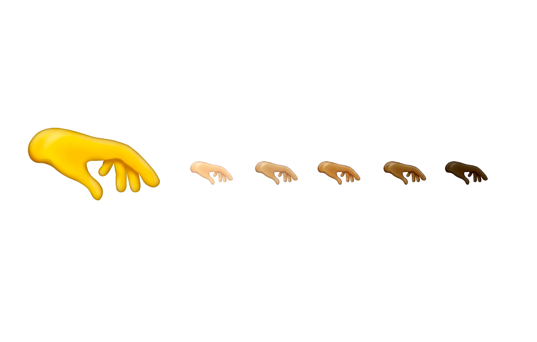 Emojipedia on X: Draft Emoji: Rightwards Hand #WorldEmojiDay