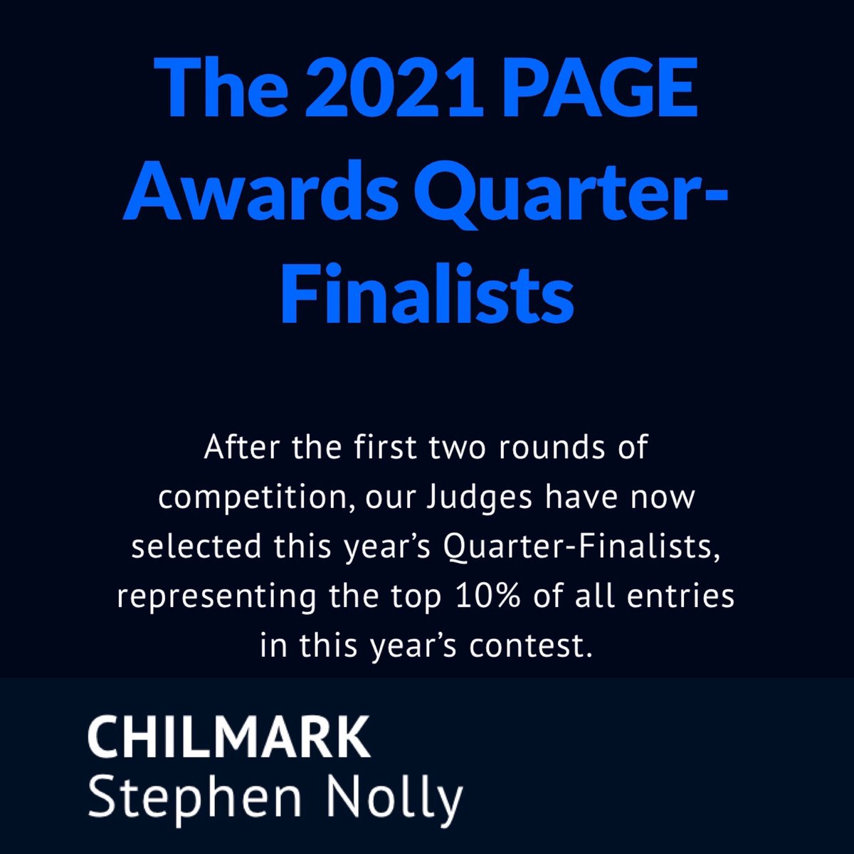 skndeep's tweet photo. Nothing is better than waking up to messages from your friends rooting for you. From over 11,000 entries, I am honored to share space with such talent as @stevensnell75 @creativelyb, @suzannegriffin1 Kenyatta Raelyn Denise Meyers @hanalasagal!#pageawards #screenwriting #amwriting https://t.co/QSO3Xhla8r