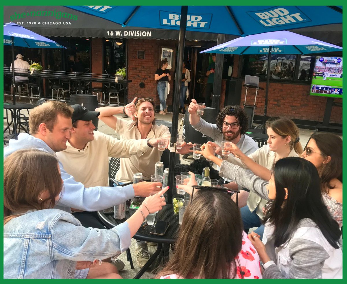 ShenannigansHOB's tweet photo. Cheers to #ThirstyThursday! Grab your friends and come hang on our patio
#SHEnannigans #LMGChicago #SHEcago #DivisionStreet #Chicago #ChicagoBars #Bars #Drinks #DogFriendly #ChooseChicago #ChicagoFoodie #EatLocal #SupportLocal #ChicagoBucketList #ChicagoPatio https://t.co/fe9k5VhmDJ