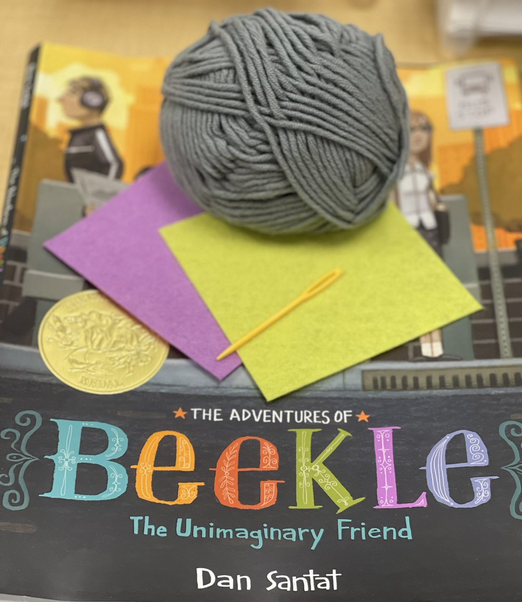 pmitche1023's tweet photo. This book + these material= stay tuned to see what’s been happening this week in the MakerSpace! https://t.co/YjSxGxjAMA
