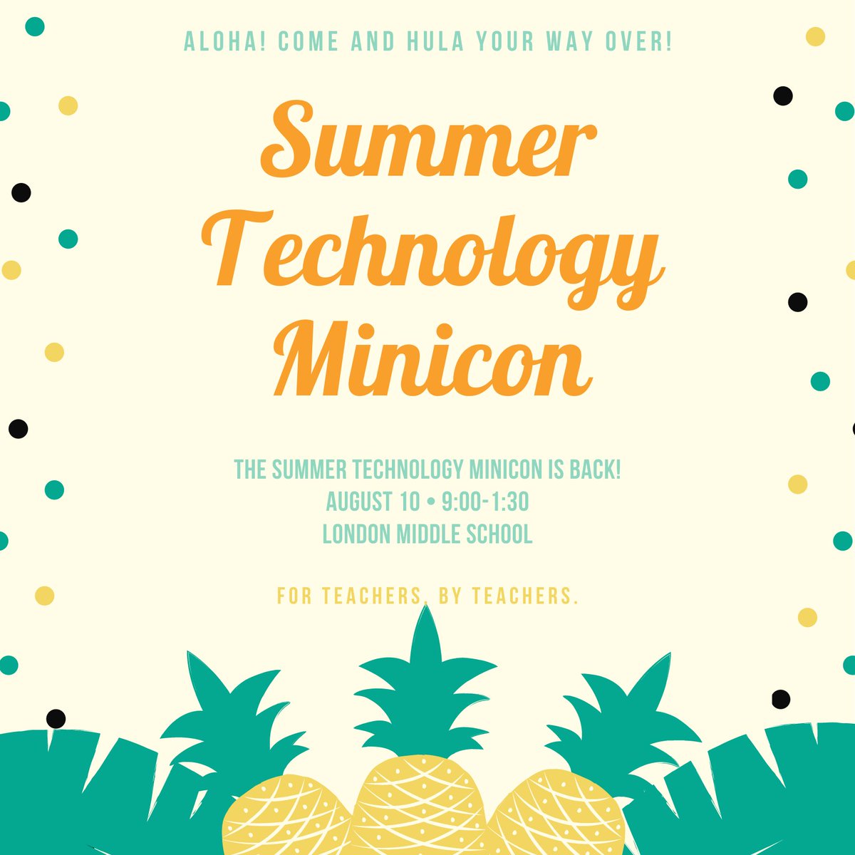 aliciaduell's tweet photo. The @ccsd21 #21Minicon is BACK! August 10th, 9:00-1:30pm. Can't wait to see you-- don't forget to wear your best Hawaiian shirt and grass skirt! #21Learns https://t.co/GbhVdUeHdB