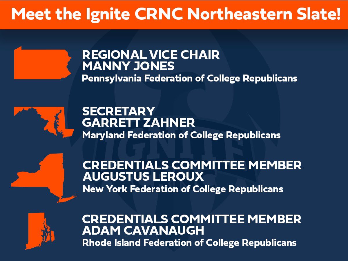 We're excited to announce three new members joining the Ignite Team on our Northeast slate! <a href="/GarrettLZahner/">Zahner</a>, @AugustusLeRoux, and <a href="/AdamCavanaugh4/">Adam Cavanaugh</a> will be major assets to Manny and the rest of our team as we work to bring the CRNC to new heights!