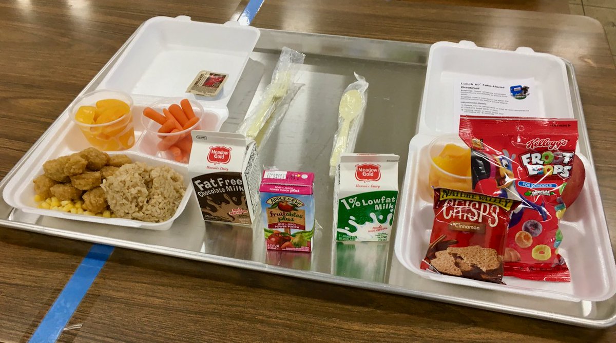 All students at Hawaiʻi’s public schools will receive free breakfast and lunch meals for SY 2021-22, thanks to a nationwide USDA waiver which aims to minimize the possible spread of COVID-19 by eliminating meal payment transactions. Read more: bit.ly/3hHpzF0.
