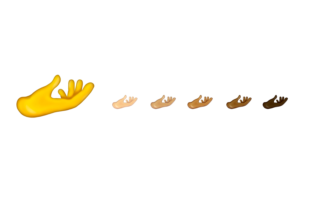 Emojipedia on X: Draft Emoji: Rightwards Hand #WorldEmojiDay