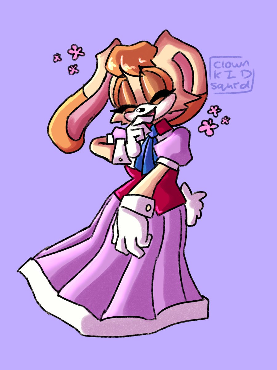 Vanilla my beloved, i have been reading the idw comics and wanted to draw her

#SonicTheHedgehog #Sonic30th #sonicfanart #sonicart #VanillaTheRabbit #sonicidw #FANART