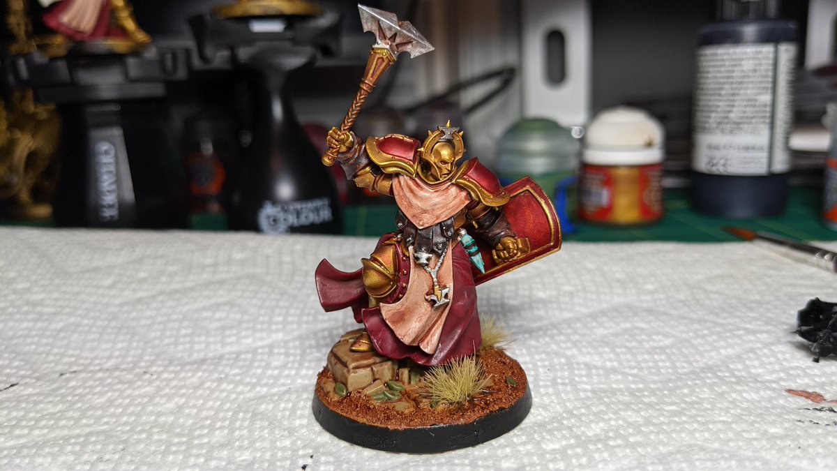 Ready_To_Role's tweet image. Been a while since I shared any of my minis here, but I've been painting up some Stormcast and really enjoying them!

#warhammer #ageofsigmar #miniatures #tabletop #wargaming #stormcast