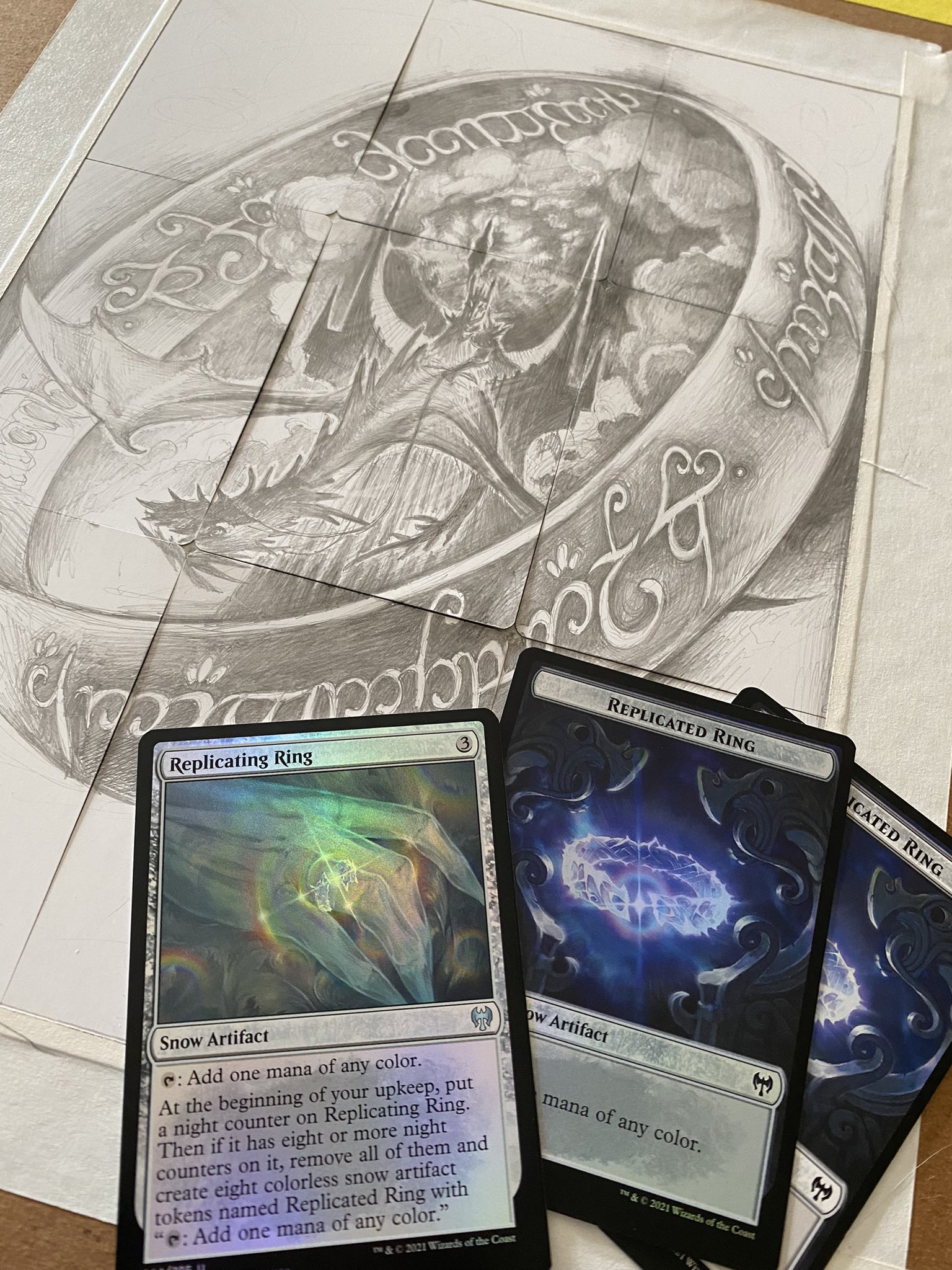 Lena Starting Few Bigger Mtg Ap Thing I Wanted To Make For A While Before Taking Official Commissions Replicating Ring And Its 8 Tokens Lotr Cuz You Know Lena Starting Few Bigger Mtg Ap Thing I Wanted To Make For A While Before Taking Official Commissions Replicating Ring And Its 8 Tokens Lotr Cuz You Know