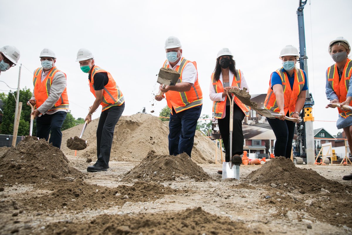 fordnation's tweet photo. Today, I attended the ground-breaking for the new Runnymede Long-Term Care Home in #Toronto.

We made a commitment to improve the quality of life for our loved ones by building new beds &amp; upgrading Ontario’s #LTC homes and we are doing just that.

https://t.co/wsQyPaxJXO https://t.co/e1O4hqEfSB
