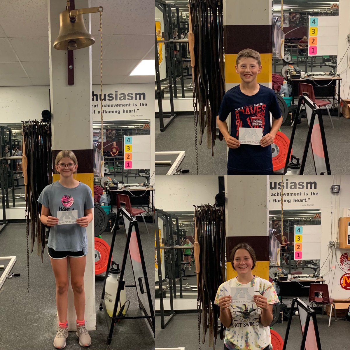 MagiMuscle's tweet photo. Magi Muscle Lifters of the Week ใฝ๏ธ๐ช๐ป
6:30 Group: Derrick Arrivett & Kinsey Fjeld
7:30 Group: Shelby Anderson
8:30 Group: Layton Ludwig & Adam Mrozik
9:30 Group: Eden Brooks & Ty Iverson
10:30 Group: Sophia VonBokern
#MagiMuscle #GoMagi https://t.co/mdPu65CVYF