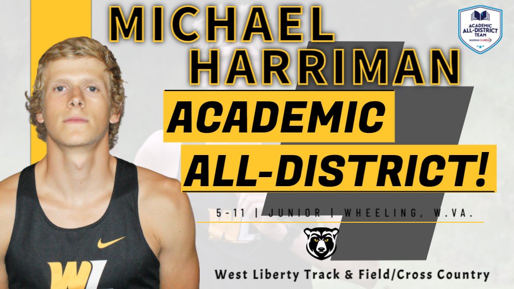 WLathletics's tweet image. West Liberty University junior standout Michael Harriman has been named to the 2021 NCAA Division II Academic All-District Two Team for Track &amp;amp; Field and Cross Country! Great job, Michael! #GoWLU hilltoppersports.com/news/2021/7/15…