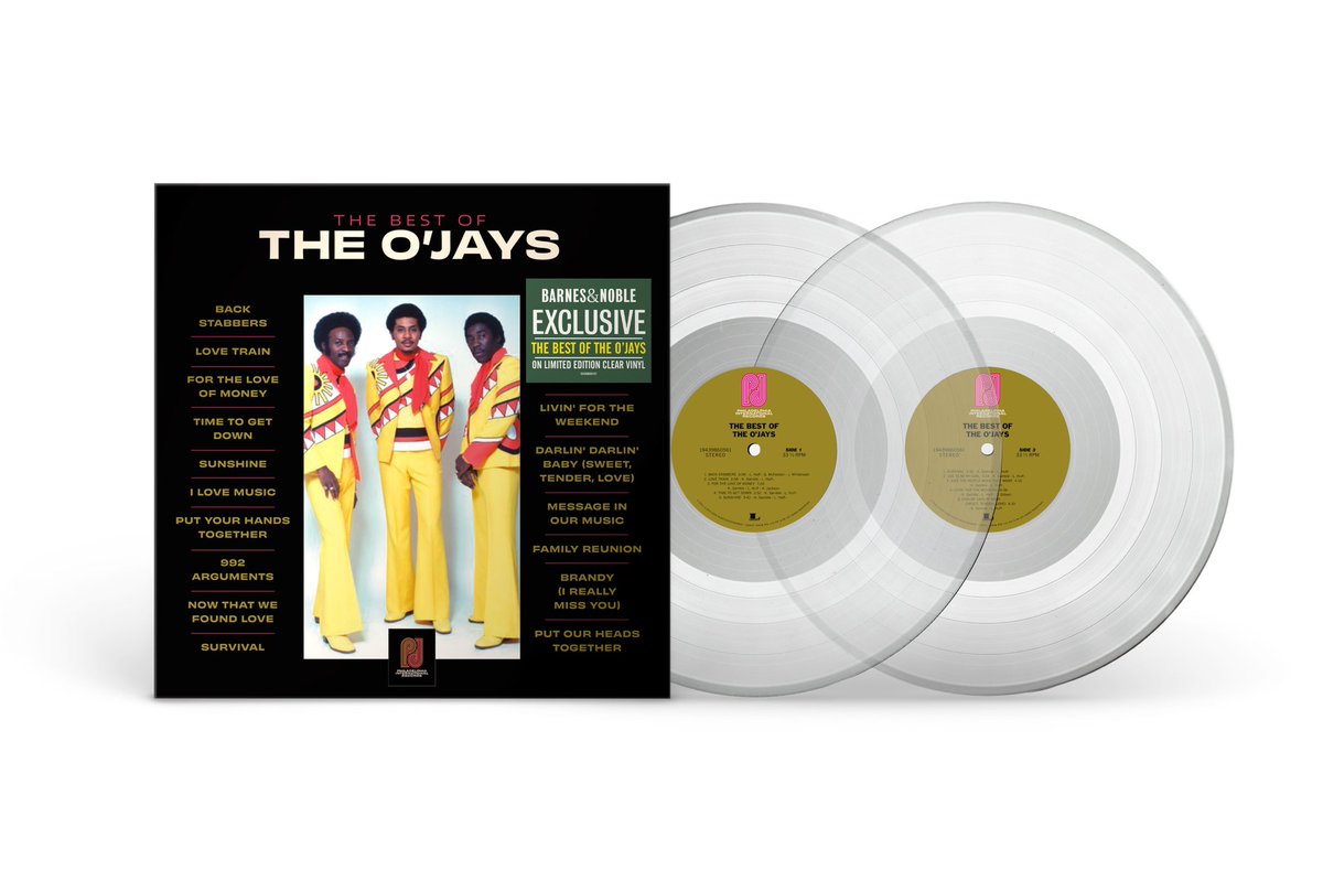 The O'Jays (@themightyojays) on Twitter photo NOW AVAILABLE: “The Best Of The O’Jays” on clear vinyl exclusively <a href="/BNBuzz/">Barnes & Noble</a> (while supplies last)!
#BNvinyl Weekend begins Friday 7/16 through Sunday 7/18, so find a store near you to take part in the celebration: bit.ly/FindMyBN NOW AVAILABLE: “The Best Of The O’Jays” on clear vinyl exclusively <a href="/BNBuzz/">Barnes & Noble</a> (while supplies last)!
#BNvinyl Weekend begins Friday 7/16 through Sunday 7/18, so find a store near you to take part in the celebration: bit.ly/FindMyBN