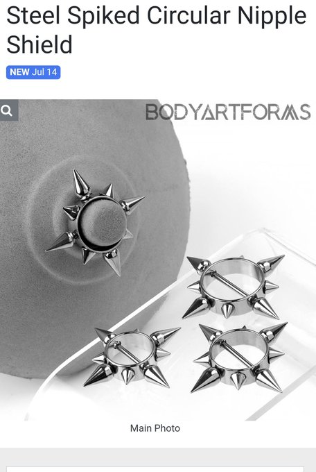 i dont have nipple piercings but i know some y'all do and these are so cool https://t.co/uB8JOOJgVf