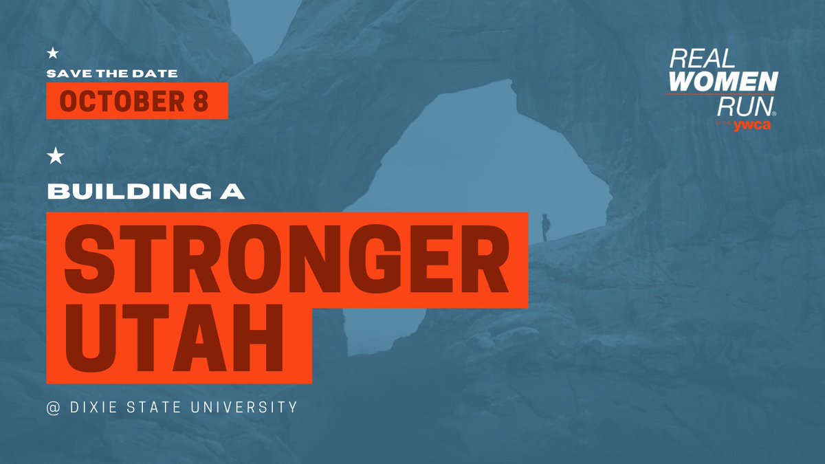 Join us for our Southern Utah event on October 8th where we will inspire and train women to strengthen Southwest Utah by becoming more involved as community leaders at all levels. Learn more at ywcautah.org/realwomenrun.