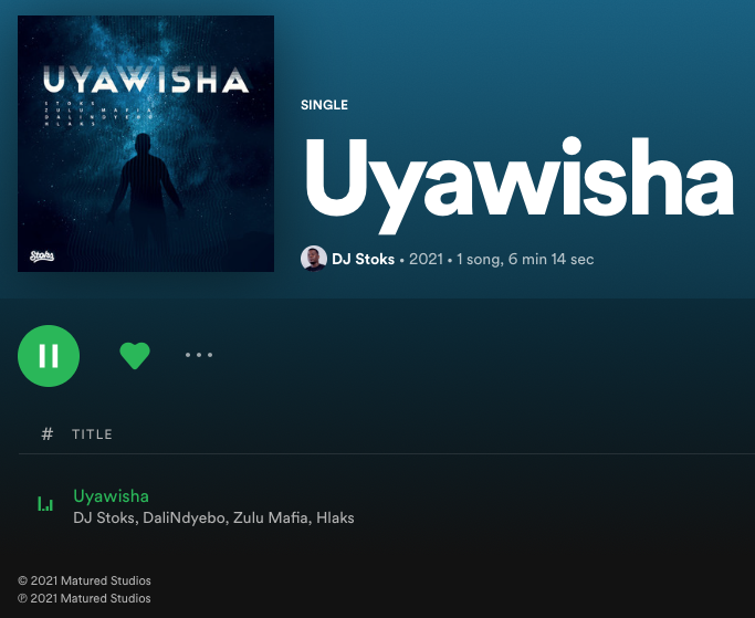 NhlanhlaDjstoks's tweet photo. #Uyawisha Out now!!! Enjoy🔥🎹🙏

@Dali_Matiwane , @ZuluMafia_SA  Ft Mohlalifi Hlaks Maimela 

Follow Link :  https://t.co/DpJk9deIaQ

#DlalaStoks 
#MusicForTheMatured https://t.co/qsXiCfrBSx