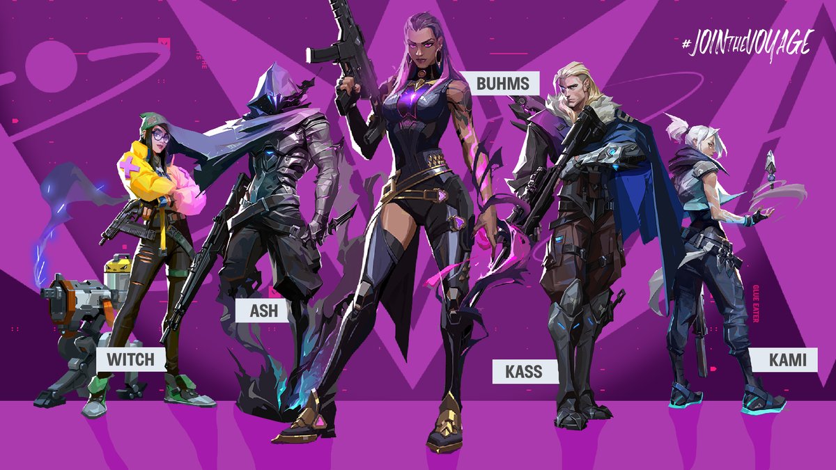 VoyagerGG's tweet photo. We here at Voyager are super stoked to welcome our new Girls Valorant team! 

🌕@witchcreft
🌖@Ceyrical 
🌗@iBuhms 
🌘@KeeperOfSoph 
🌑@Kamiunist 

🎨@BYEisabela https://t.co/IR4HLyv8QP