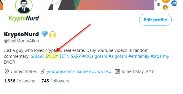 RealMontyAllen's tweet photo. @GitGudKhed your passion and the @YieldlyFinance team has won me over. I'm officially a $yldy fanboy and investor now. 

I still want to find a name for the group. I kind of like #flamingonation or #yieldsquad https://t.co/jdNoeQl4VR