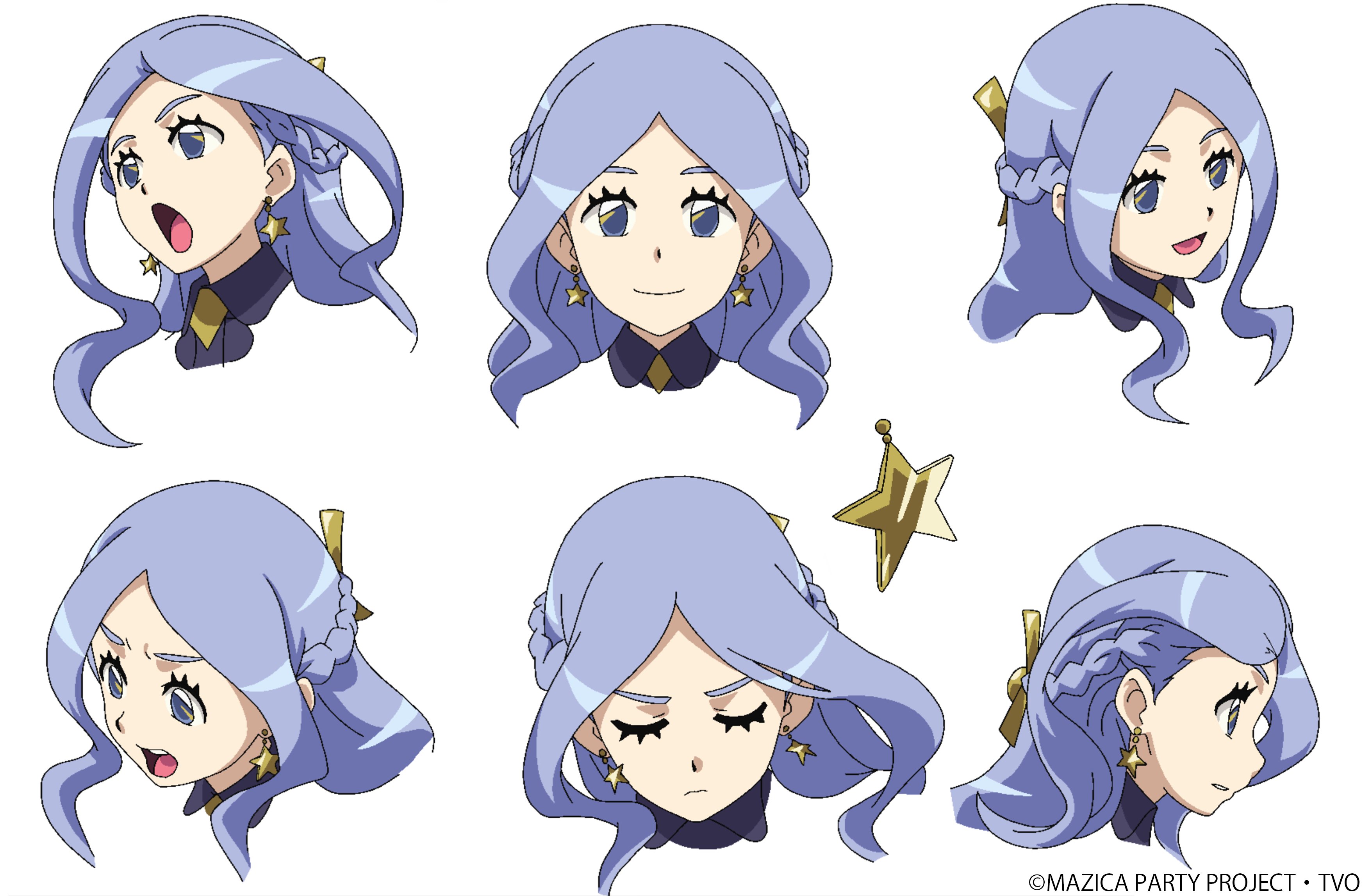 マジカパーティ 公式 マジカ設定画 初公開 ご好評にお応えしてアニメ マジカパーティ の設定画 を追加公開しちゃいまぁ す ポンポンポ ン 今回はアーニャの表情の設定画だぜぇ い あまり表情を変えないアーニャの設定画はレアだぜ