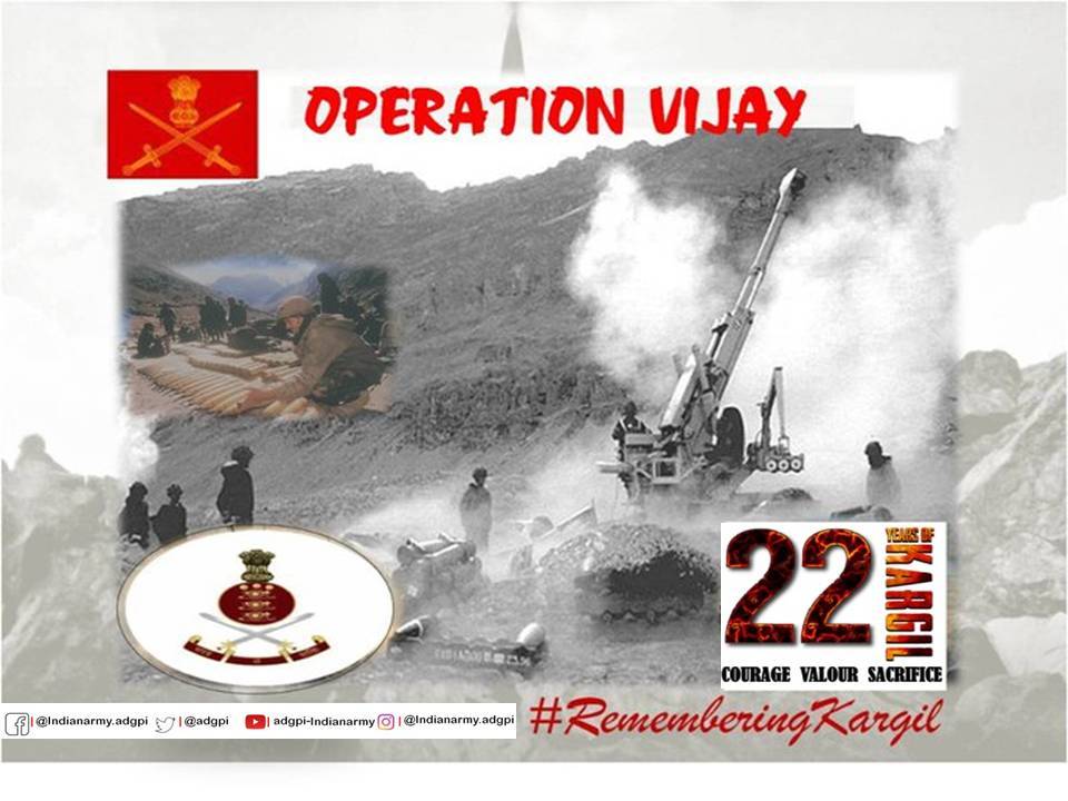 16 July 1999

#OperationVijay

#ArmyOrdnanceCorps ensured uninterrupted provision of weapons, ammunition and stores to fighting troops throughout #OperationVijay with unflinching devotion and military efficiency.

#22YearsOfKargil