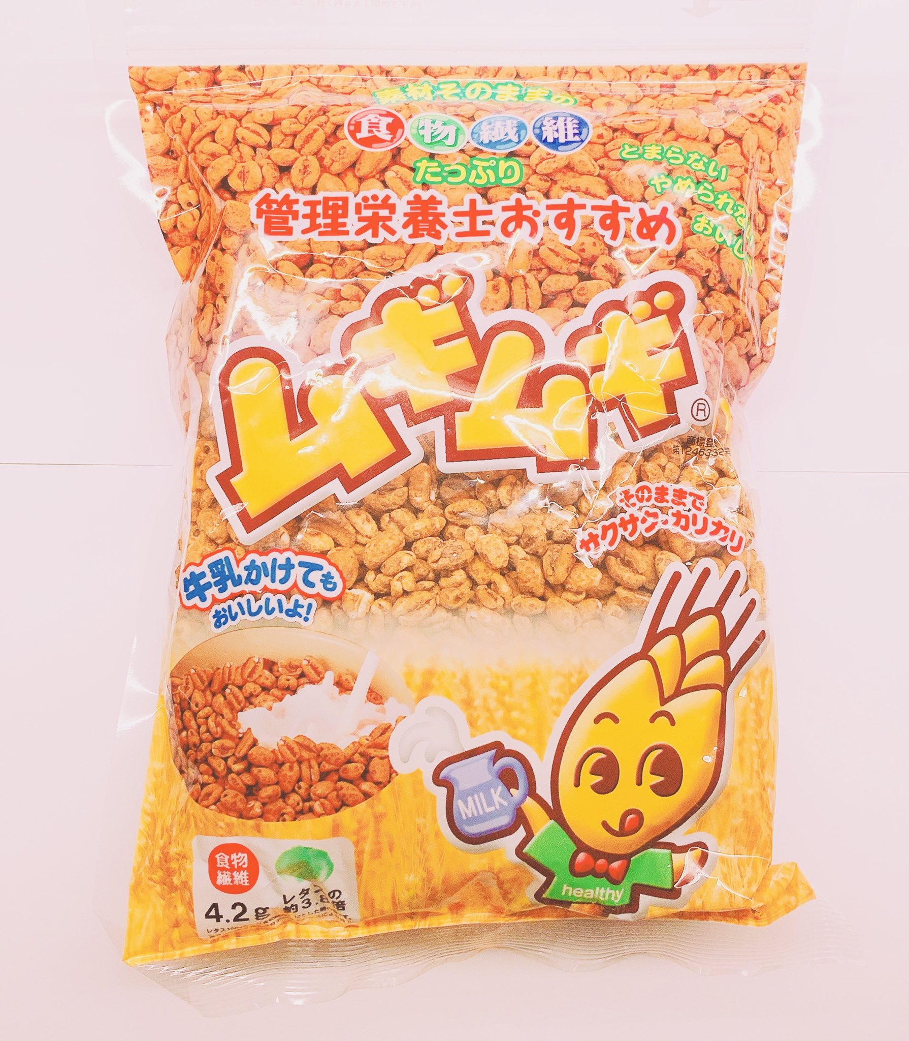 お菓子のザカボン ロングヘアーのお菓子愛好家 ムギムギ 麦の素材そのままで食物繊維たっぷり ふっくらのサクサク麦がミルクコーヒー味でコーティング 素朴な味だけど サクサク麦で美味しい ミルクをかけても美味しいのは納得 お菓子のザカボン ロングヘアーのお菓子愛好家 ムギムギ 麦の素材そのままで食物繊維たっぷり ふっくらのサクサク麦がミルクコーヒー味でコーティング 素朴な味だけど サクサク麦で美味しい ミルクをかけても美味しいのは納得