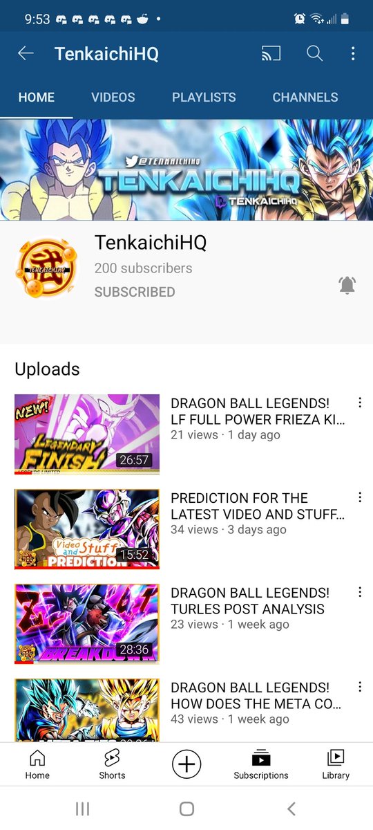 masterbroly2's tweet photo. Think it's normal for anyone to get this far for us We finally hit 200 subs That not and here  We have a lot more to it to go but thank you so much @TenkaichiHQ 🙏🤘😎 https://t.co/TRQVag6PBY