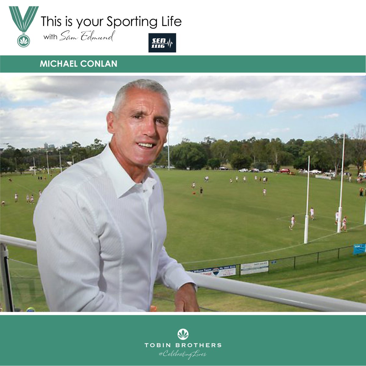 TIY_journey's tweet photo. Tune into This is your Sporting Life on Sunday at 10am. @Sammy__Edmund chats to Fitzroy great Mick Conlan
@TIYSL #TobinBrothers #SportingLife #CelebratingLives https://t.co/mQ3hvCNB9i