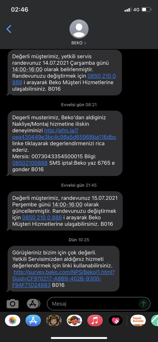 Görselde görüldüğü gibi birkaç gündür ve öncesi tarihlerde de ürünümün teslim edileceği tebliğ edilmesine rağmen kesinlikle kimseye ulaşılamıyor ve ürün tarafıma ulaşmıyor. Buarada müşteri temsilcilerine ulaşmam kesinlikle konuyu değiştrmiyor. <a href="/bekoturkiye/">Beko Türkiye</a> <a href="/kocholding/">Koç Holding</a> @Beko