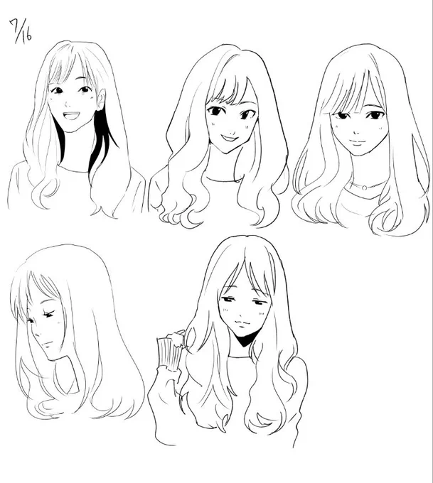 #おはクロ 漫画デフォルメかけてスケッチ 