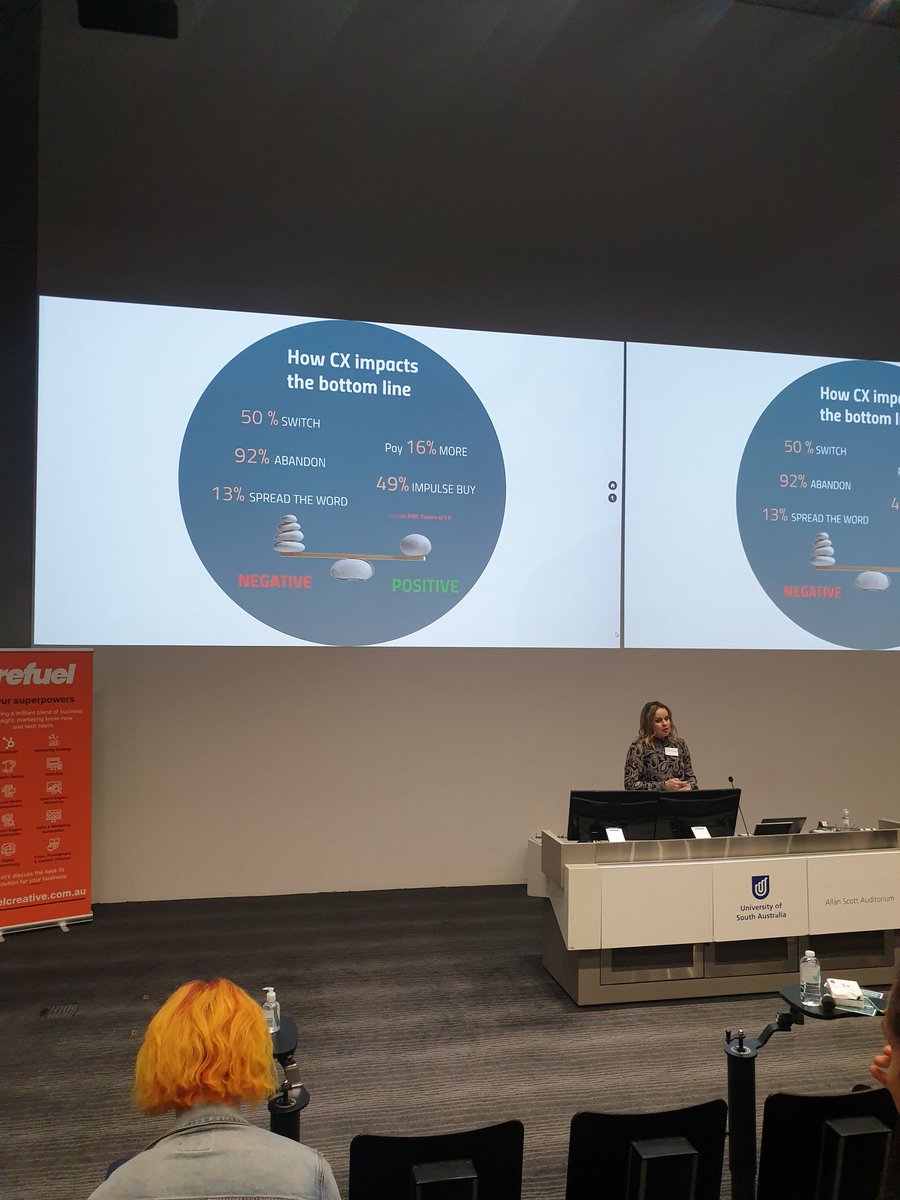 Lou_Gleeson's tweet photo. "If someone has 2 or 3 bad experiences with your business, they will abandon you altogether" Jaclyn, from Expy #digitaladl https://t.co/21W19O3a1B