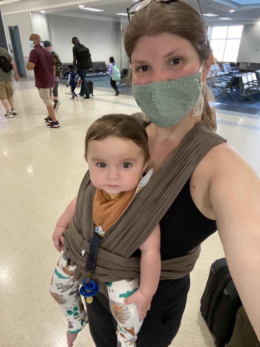VeronikaReichen's tweet photo. Sweaty, stressed, might miss our flight because @Delta wasn’t recognizing me as the adult traveling with my son because it was issued via @VirginAtlantic . @Delta &amp; @VirginAtlantic sort your co-tickets out URGENTLY. This is shocking, unnecessary. #flight #delta #virginatlantic https://t.co/C1sHy5TIXf