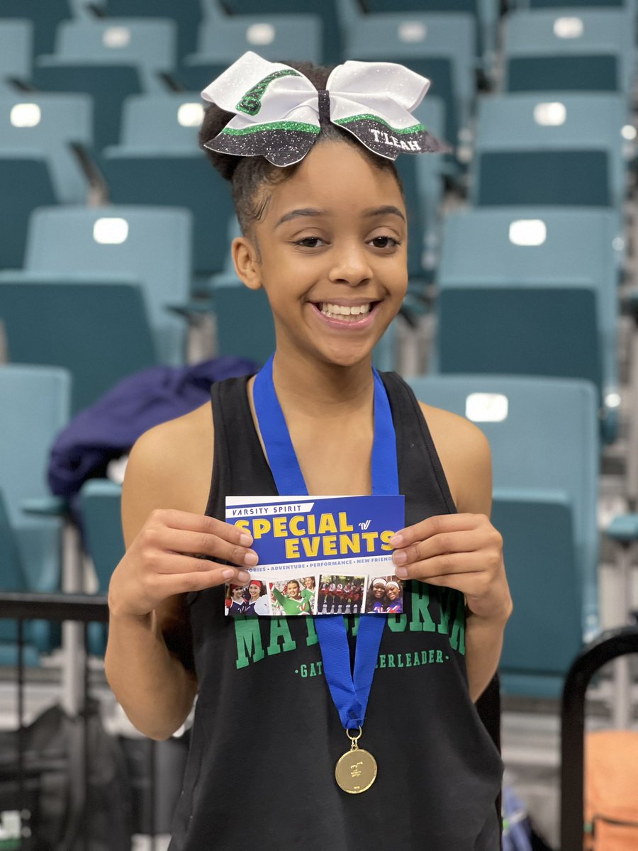 Congrats to our All American Cheerleader! We are SO proud!  

<a href="/MCJHGators/">Mayde Creek JH</a> #maydeusproud