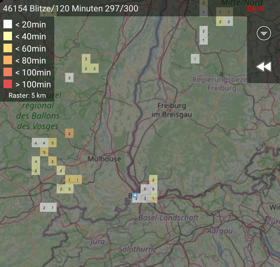 Blitze - blitzortung.org