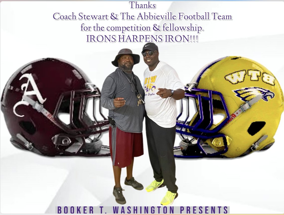 Great Day working with Family LaBrian Stewart to get both our teams Better!!! Thanks Abbieville for the fellowship and the work, Iron Sharpens Iron!!! <a href="/FootballBtw/">BTW FOOTBALL</a> <a href="/CoachLAoneal12/">Lawrence O'Neal</a> 
#NEWDAY #EagleNation #MaconPride