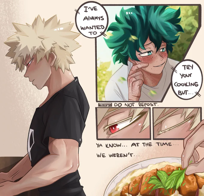 Nothing like a warm meal and fluffy kisses on your birthday😌💚🍃

#HAPPYIZUKUDAY #deku #緑谷出久誕生祭2021 