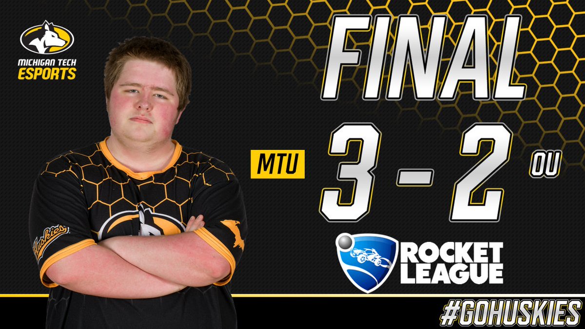 MTUEsports's tweet image. REVERSE. SWEEP. 🧹🧹🧹

MTU Rocket League rallies back after falling down 0-2, and move to 2-1 in the #CCASummerSeries21! 👀

#GoHuskies! 🐺